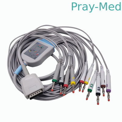 comprar El ECG del eclipse de Mortara Burdick telegrafía 007704 la longitud compatible de 012-0844-00 012-0844-01 3.6m Fabricación en línea