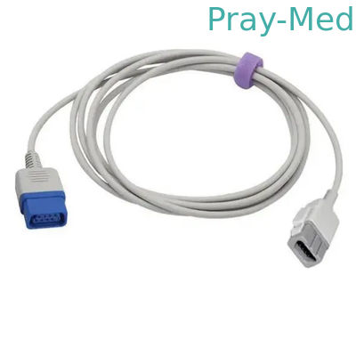 comprar Lado de la hembra del Pin de la longitud DB9 del cable los 2.4m del adaptador de Ohmeda TS-M3 TruSat Spo2 del DATEX Fabricación en línea