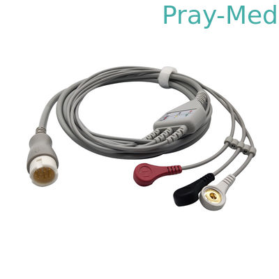 comprar HP/cable paciente de la ventaja de HP 3 para la máquina 12 Pin Connector de Ecg los 3.6m TPU Fabricación en línea