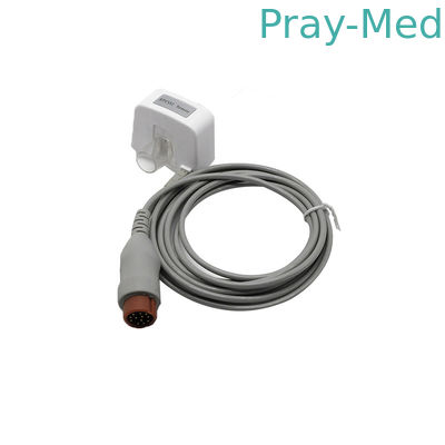 comprar Compatible con el equipamiento médico gris de la punta de prueba 12pin de Comen Etco2 Fabricación en línea