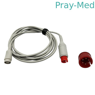 comprar Cable invasor redondo Mindray 6pin de la presión arterial al cable del adaptador de 4pin IBP Fabricación en línea