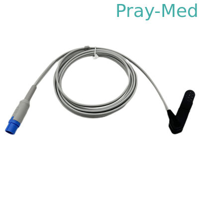 Cable animal/adulto del sensor del oxígeno del perno del clip 7 del oído para el sensor de Drager Siemens SpO2