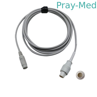 Cable de adaptador de Nihon Kohden Ibp compatible con conector de 5 pines Tpu 3m