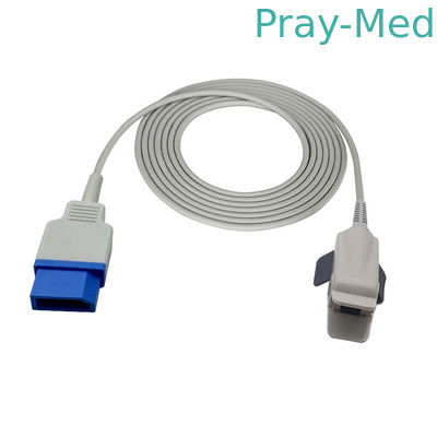 Chaqueta 3M del sensor TPU del adulto Spo2 para el conector septentrional de Meditec 8pin
