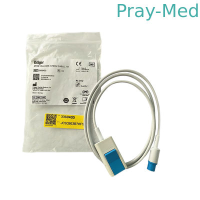 Cable de extensión del adaptador SpO2 original de Drager Siemens 3368433 7pin 1M