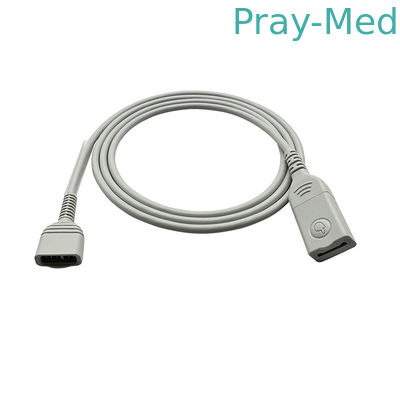 Bis Vista Bilateral 10Pin Adaptador de monitor de EEG Cable de 4 electrodos Color gris