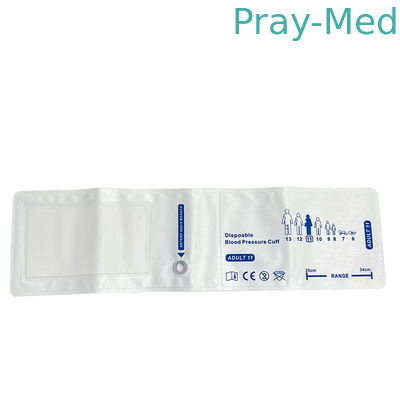 Adultos 11 Cuff Nibp desechable Compatible con Welch Allyn 25-34cm Tubo único o doble