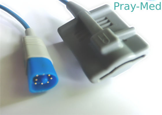 Sensores reutilizables Spo2 de HP HP M20 para la extremidad suave del conector pin del adulto 8