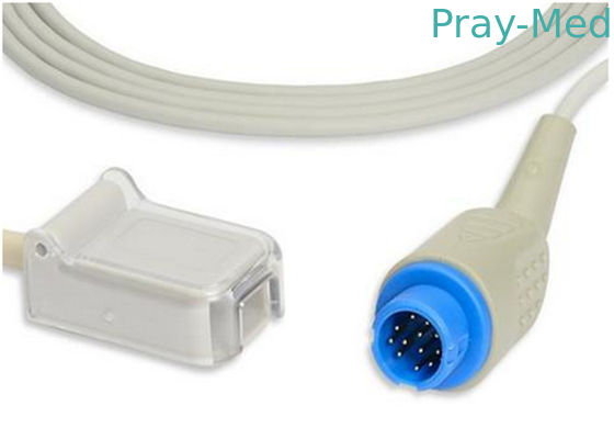 12 cable de extensión del Pin Mindray Spo2, cable confiable del paciente de  Lncs