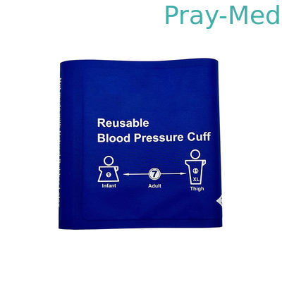 Puño de presión arterial reutilizable Azul paciente adulto Puño de 27.5 a 36.5 cm