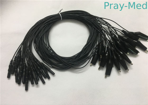 El dinar 1,5 EEG telegrafía/estándar del CE del conector del dinar 1,5 de los electrodos de la taza de Eeg