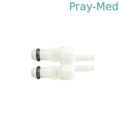 GE NIBP Conector de doble tubo manguera de aire recién nacido Snap 2059293-001 BPC33