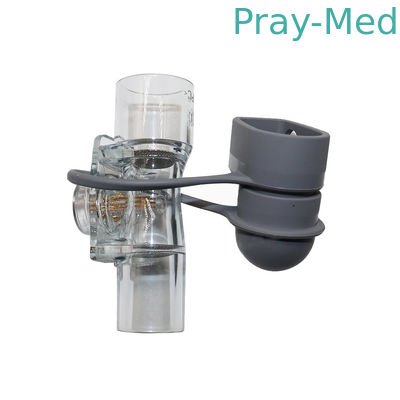 Sensor de flujo Weinmann BiCheck reutilizable con tapa protectora para el transporte de MODULOS CapnoVol y MEDUMAT