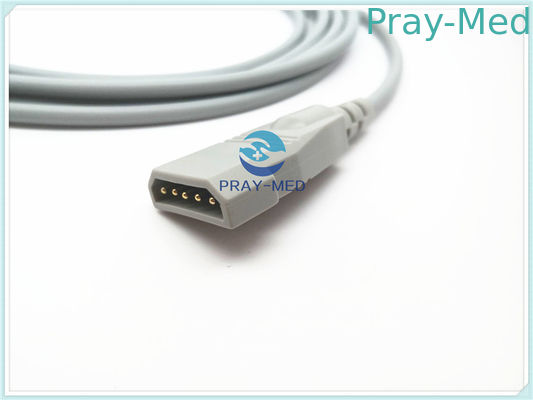 Conector pin invasor del cable 12 de la presión arterial del adaptador de Kontron IBP con el material de TPU