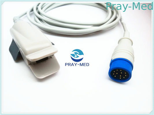 Sensores reutilizables Spo2 del módulo de  para el conector pin adulto del clip 7 del finger