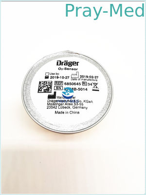 Célula de 6850645 de Draeger del oxígeno O2 del sensor/material plástico del metal de la batería del oxígeno