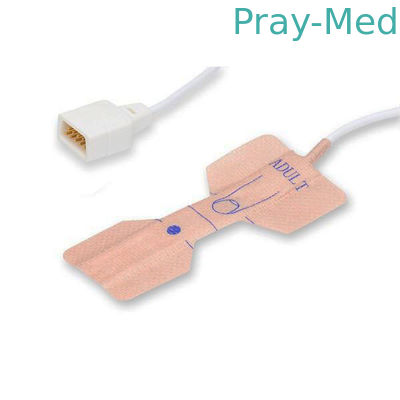 Pin disponible del sensor 9 Biolight del oxímetro adulto del pulso de los 0.9m digital