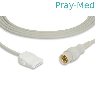 Cable de extensión de Gray Schiller SpO2 los 2.4m los 8ft 8 Pin Connector