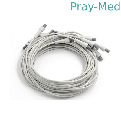 Leadwires del ECG de GE Marquette MAC del gris 420101-002 10 AHA el 1.2M