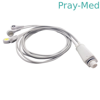 El Leadwire de ECG fijó 4 la ventaja los 3ft Fukuda Denshi para LX-7120 7230N