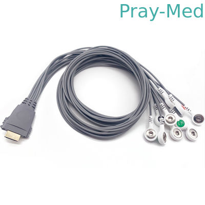 Ventaja 10 Ecg de Landcome el 1.5m Holter Cable Grabber Connector