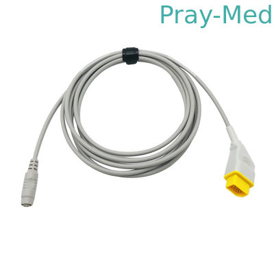 Cable compatible del adaptador de Nihon Kohden IBP al Pin del transductor 14 de B Bruan