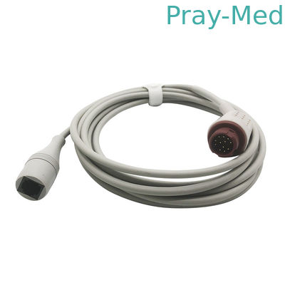 Alambre del adaptador del cable IBP del transductor de presión de HP a Utah/BD Edward/Abbott