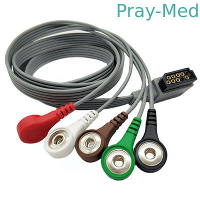 Holter Ecg Cable HP 11pin el 1.5m para M4725a Digitrak XT 989803157481
