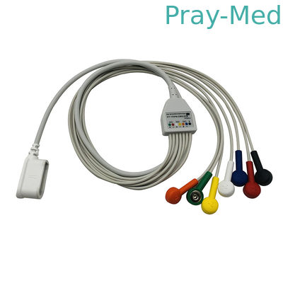 Conector rápido de Holter Cable el 1.1m de la ventaja del adivino 7 del registrador de la atención sanitaria de GE