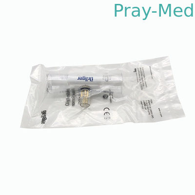 Sensor de flujo plástico de Draeger Evita2 Evita4 Savina Transparent 6871980